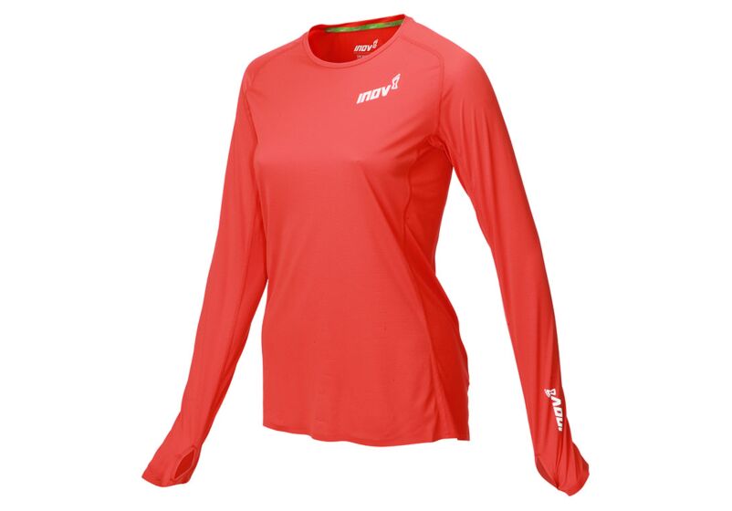 Inov-8 Base Elite 2.0 Long Sleeve Womens Base Layer Red Philippines 54163XFKN